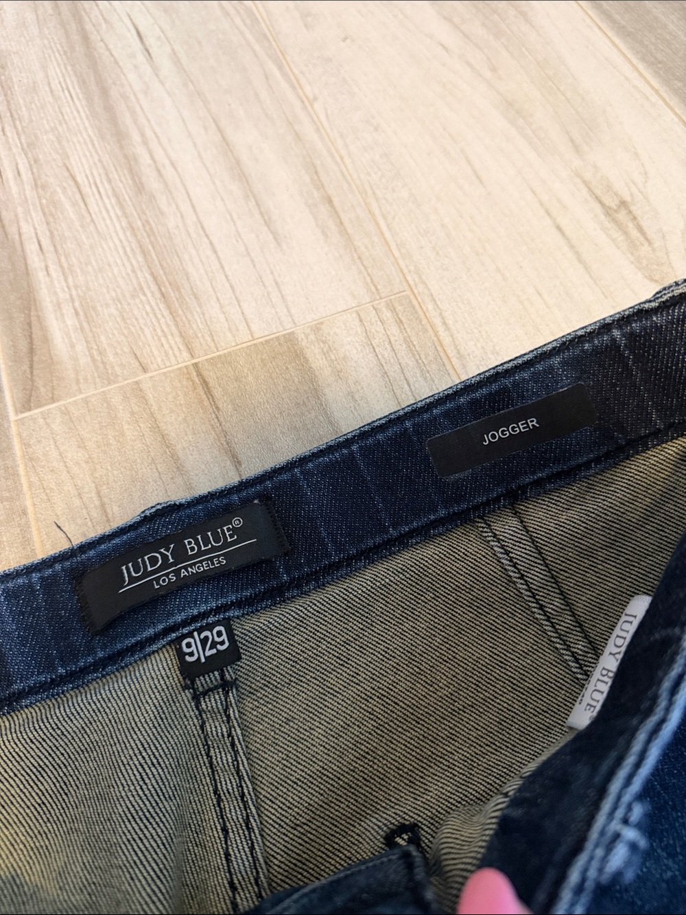 Judy Blue Jogger Jeans Blue Size 9 / 29 - Picture 2 of 8